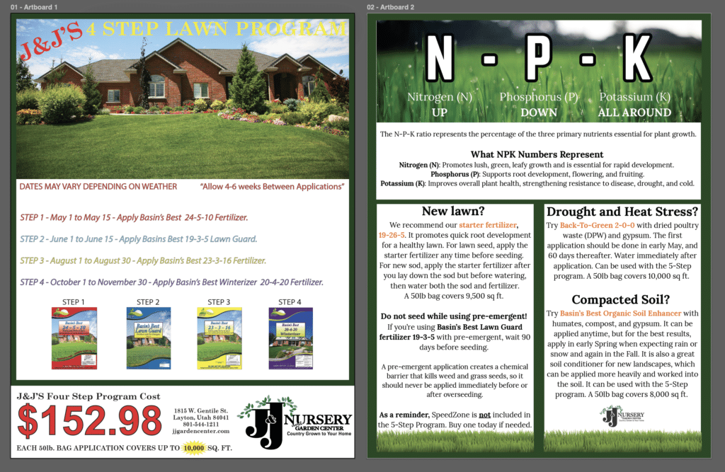 2026 4 step Fert. flyer