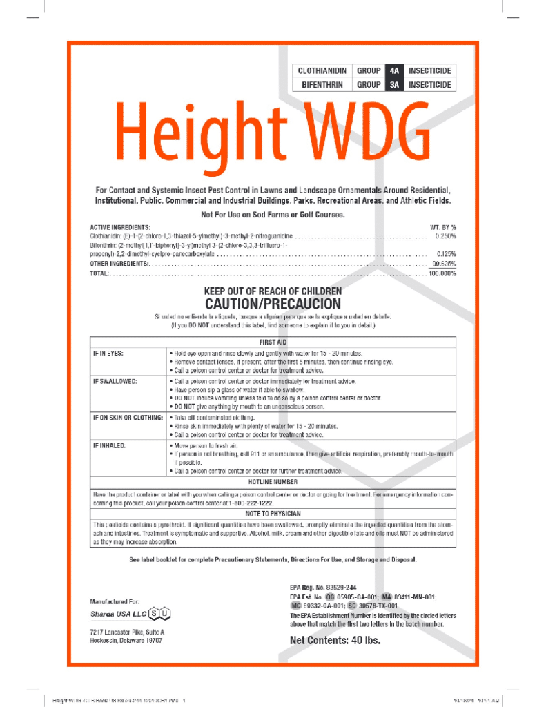 Height wdg